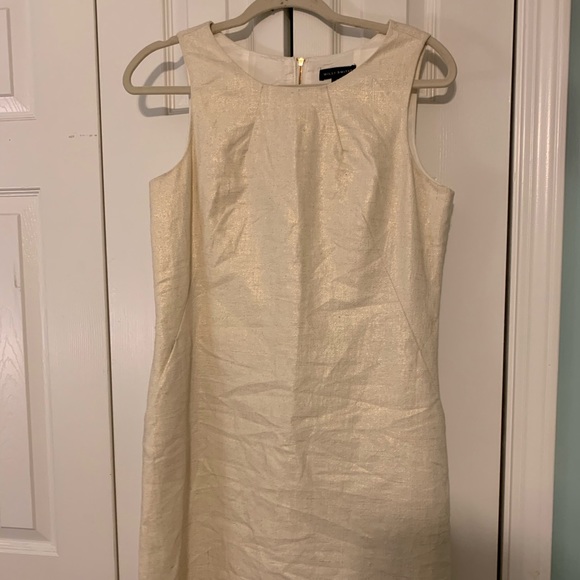 Willi Smith gold and cream dress - Picture 1 of 1